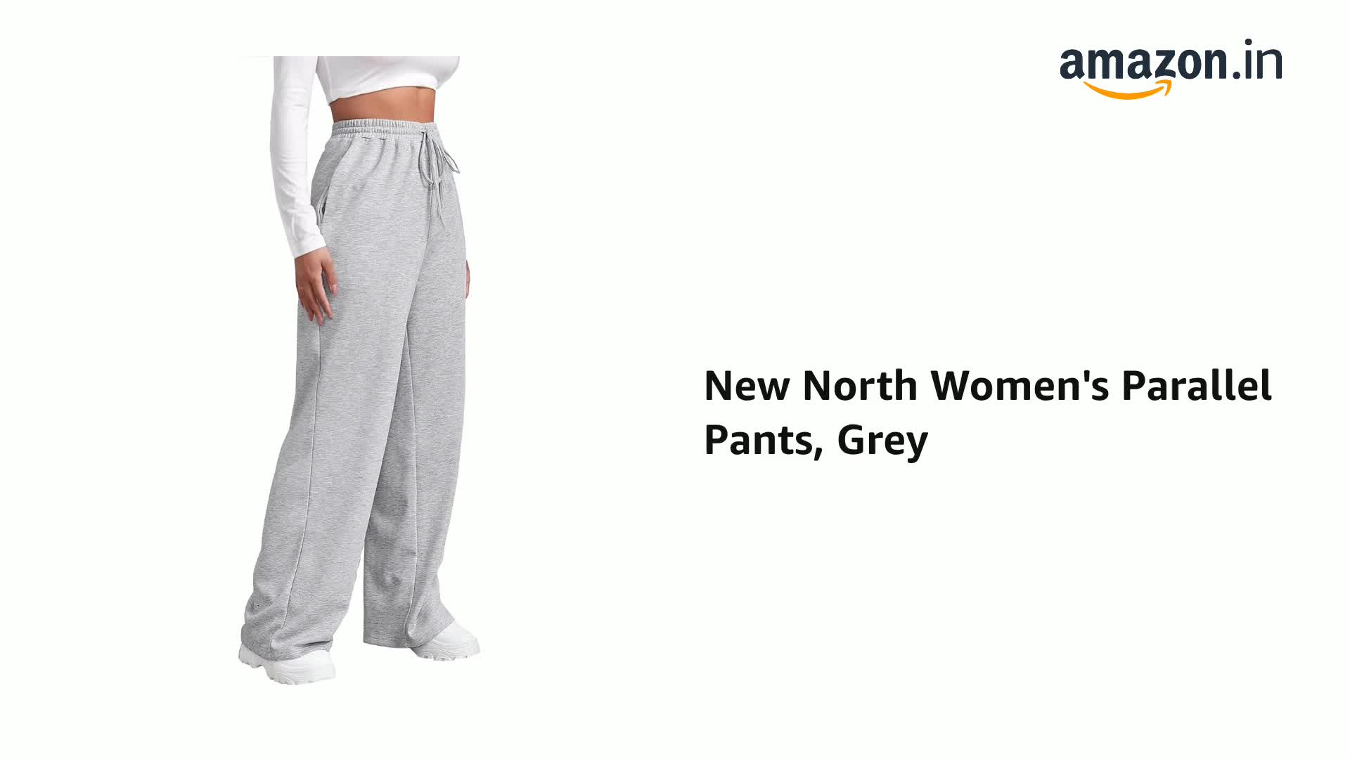 Buy New North Women's Relaxed Parallel Pants, Grey | Rise Style Buy New North Women's Relaxed Parallel Pants, Grey | Rise Style